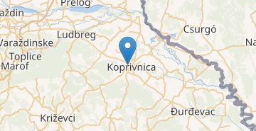 Mapa Koprivnica