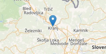 Map Kranj