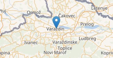 Mapa Varaždin