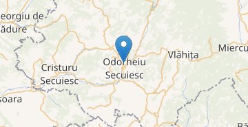 Map Odorheiu Secuiesc