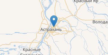 Mapa Astrakhan