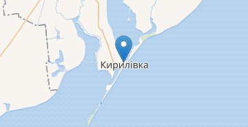 地图 Kyrylivka (Zaporizhska obl.)