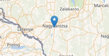 地图 Nagykanizsa