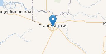 Map Starominskaya
