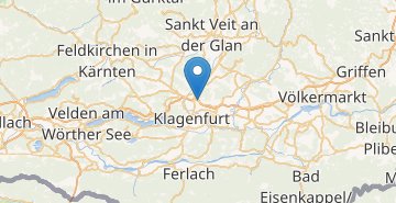 Мапа Клагенфурт аеропорт