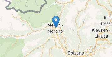 地图 Merano 