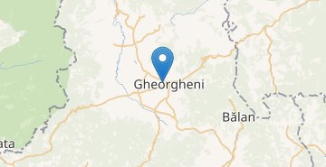 Mapa Gheorgheni