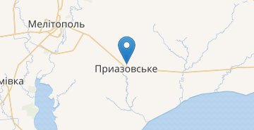 地图 Pryazovske