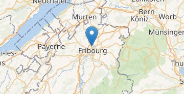 Mapa Fribourg