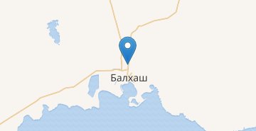 Mapa Balkhash