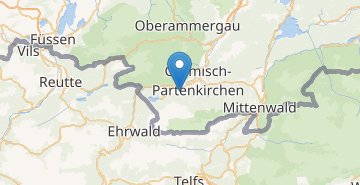 Mapa Garmisch-Partenkirchen