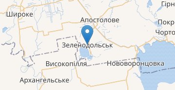 Мапа Зеленодольськ