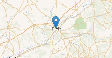 Mapa Blois