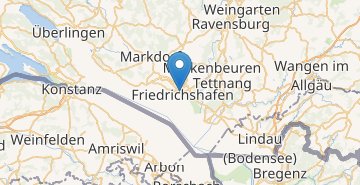 Mapa Friedrichshafen