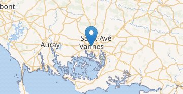 Mapa Vannes