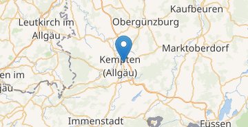 Mapa Kempten
