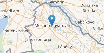 地图 Mosonmagyarovar