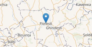 Mapa Florești