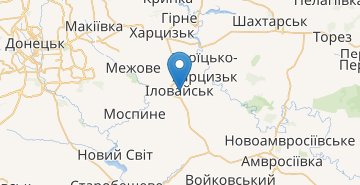 Карта Иловайск