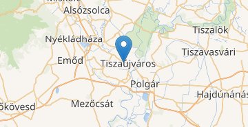 地图 Tiszaújváros