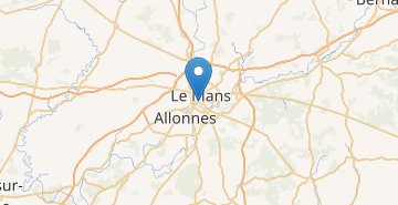 地图 Le Mans