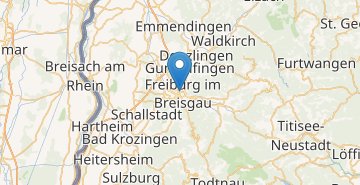 地图 Freiburg im Breisgau