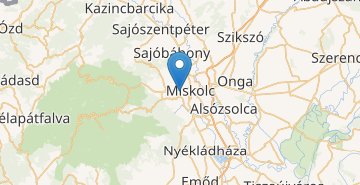 Mapa Miskolc