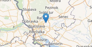 Map Bratislava airport