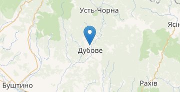 Карта Дубовое (Закарпатская обл.)