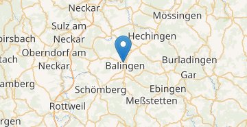 Мапа Балинген