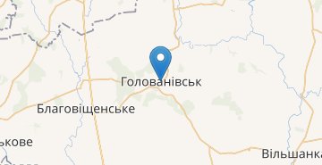 Мапа Голованівськ
