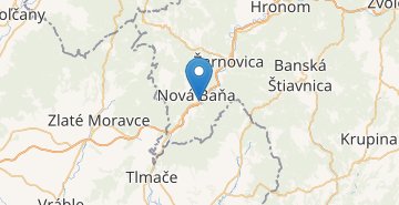 Map Nová Baňa