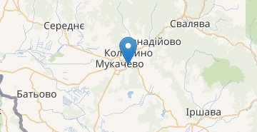 Map Mukachevo