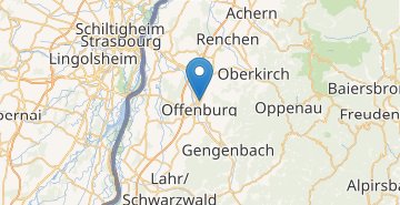 地图 Offenburg