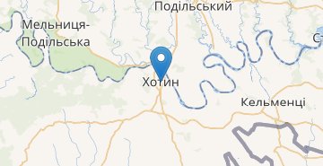 Map Khotyn (Chernivetska obl.)