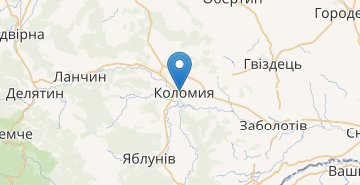 地图 Kolomyya