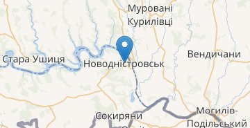 Mapa Novodnistrovsk