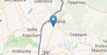 Map Rozivka (Zakarpatska oblast)