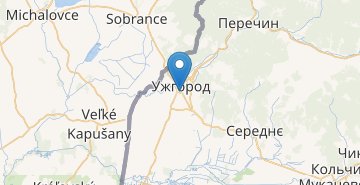 Mapa Uzhgorod