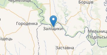 Mapa Zalischyky