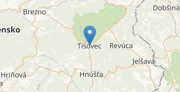 Map Tisovec