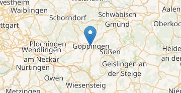 Карта Гёппинген