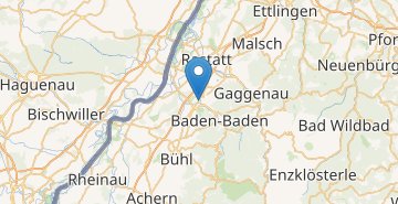 Map Baden-Baden