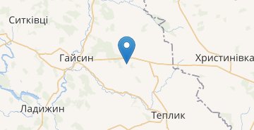 地图 Tyshkivka (Vinnitska obl.)