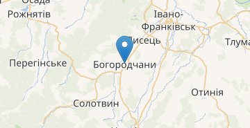Map Bohorodchany