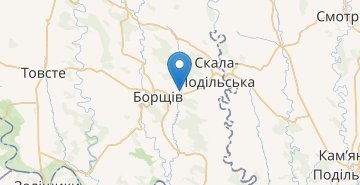 Карта Мушкатовка (Борщёвский р-н)