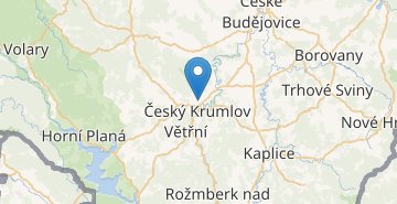 Карта Чески-Крумлов