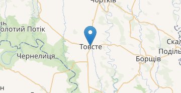 Map Tovste (Ternopilska obl.)