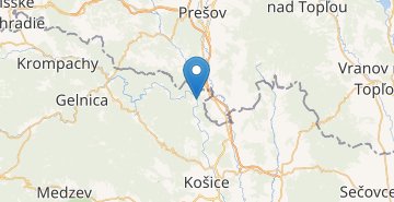 Mapa Kysak