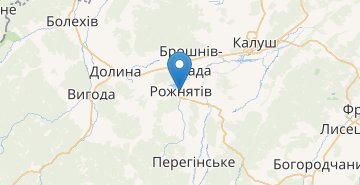 Мапа Рожнятів